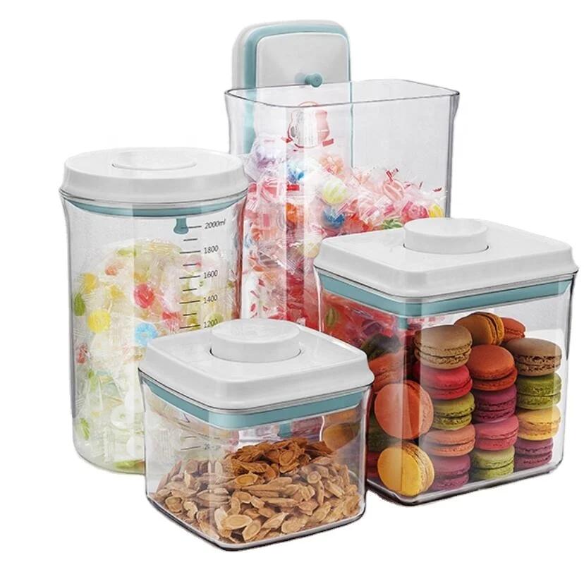 Air Tight Plastic Containers Perfect For Breakfast Cereal From Marshmallows To Macaroni Coffee To Croutons Simply Pop The Lid