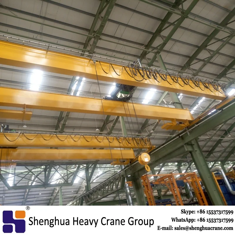 European Type Overhead Traveling Crane 15 ton Double Girder Bridge Overhead Crane Price