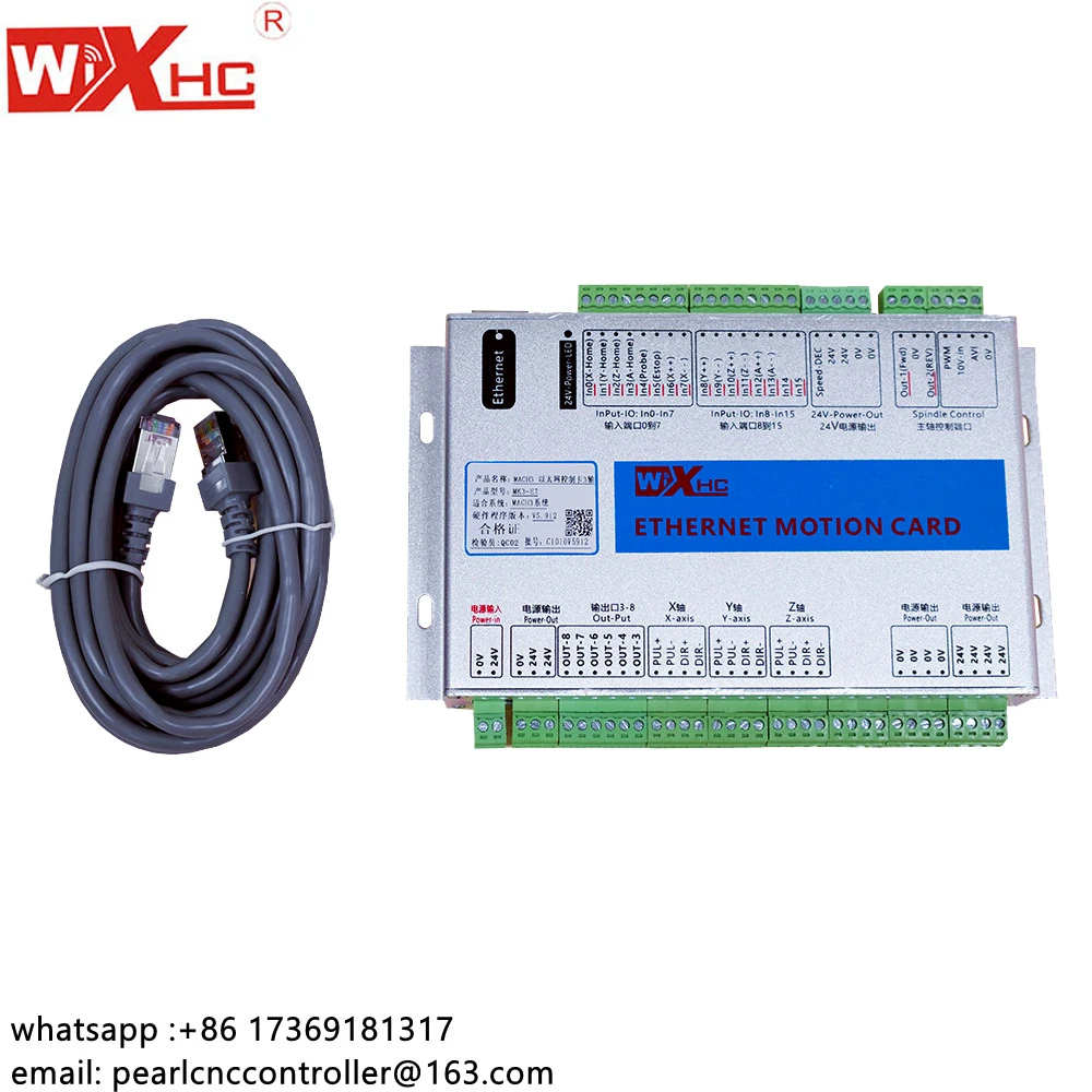 Hot sale XHC mach3 3-axis Lan/usb cnc motion controller card CNC board MK3-V