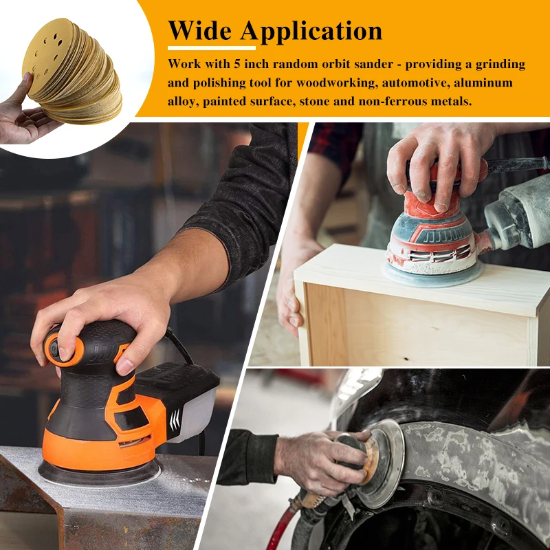 Ao Zhong Factory Sanding Discs Aluminum Oxide Flocked Sandpaper Sheets for Grinding Metal Parts