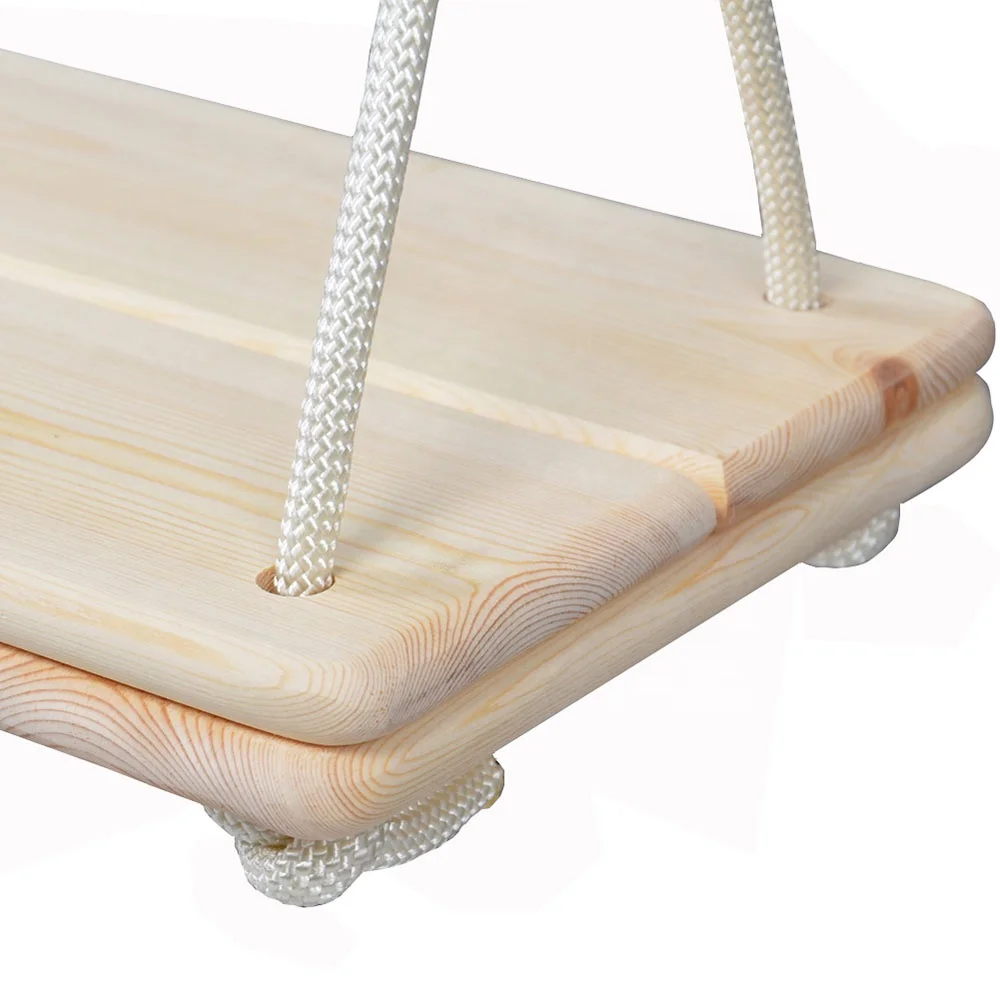 GladSwing SW201 Children Big 2pcs Wooden Swing outdoor hanging baby swing seat