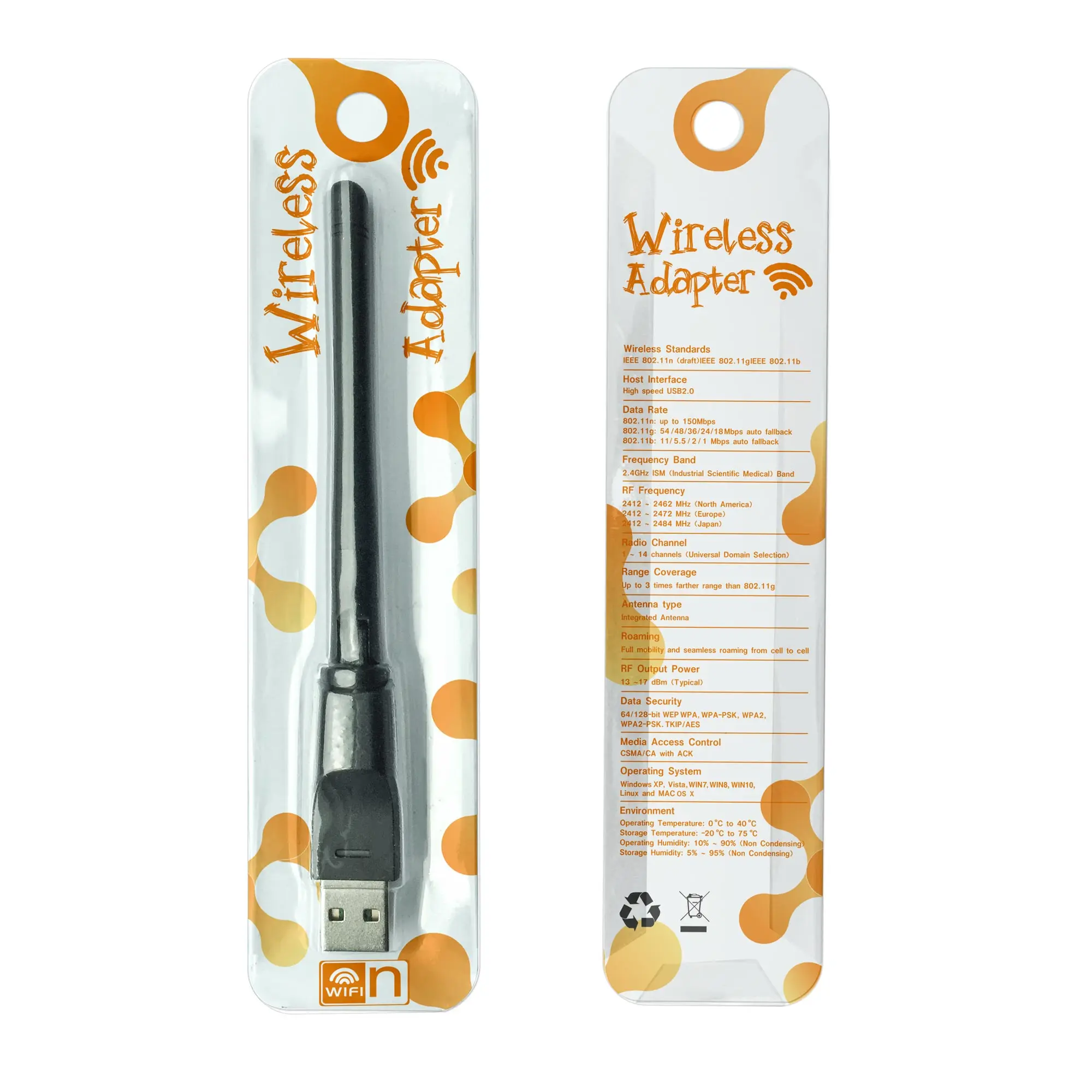 mt 7601 wireless usb wifi wireless adapter support and wifi usb adapter 150 mbps fixed 2dBi antenna(1T1R)