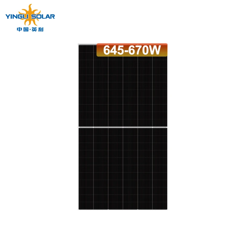 Yingli черная рамка дешевая распродажа 645 Вт 650 655 660 665 670 солнечные панели