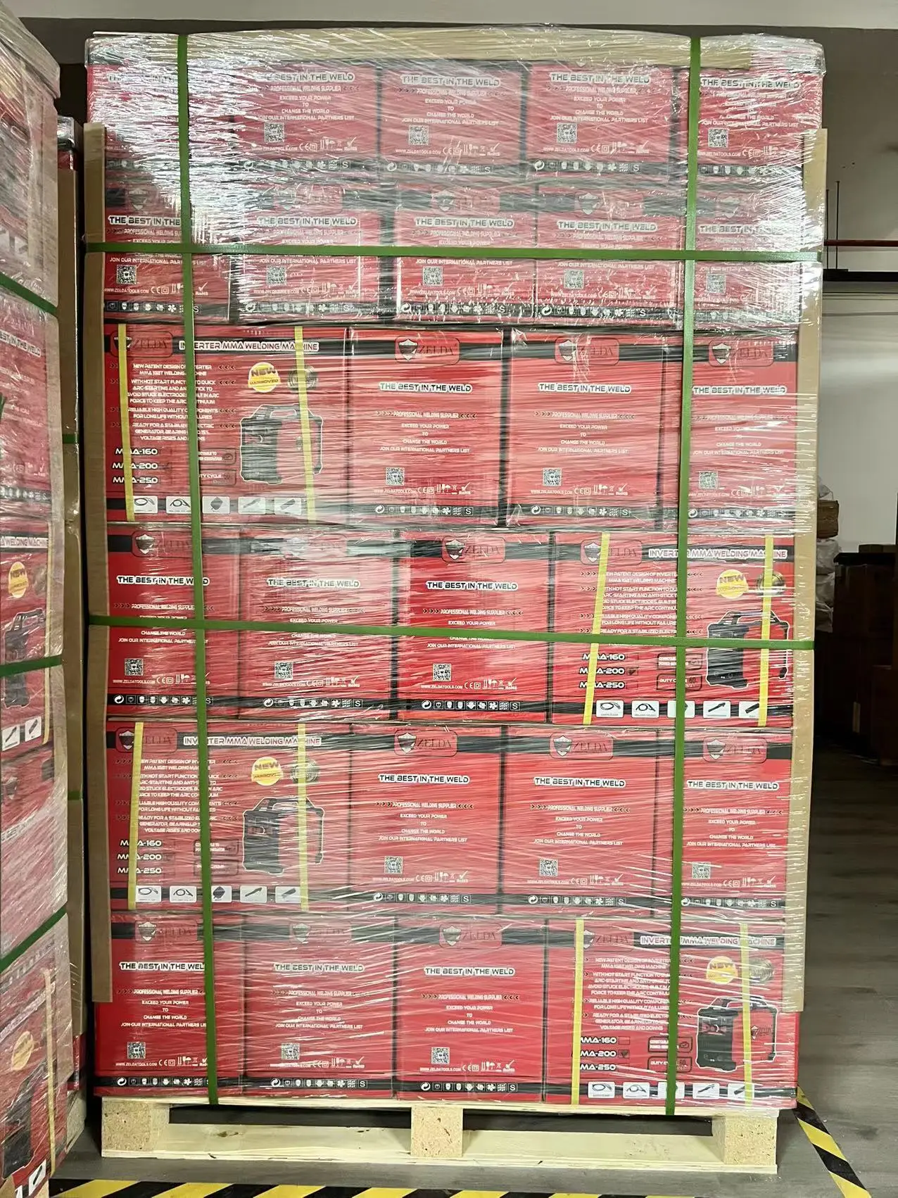 ZELDA ARC Welding Machine Patented Hot Sale Portable 250A Carton Packing DC MOTOR Provided Red INVERTER Function IGBT 230V 50 Hz