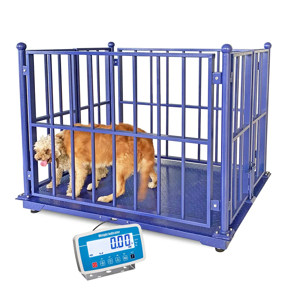 Premium quality digital animal pig cattle weight livestock weighing scale cage
