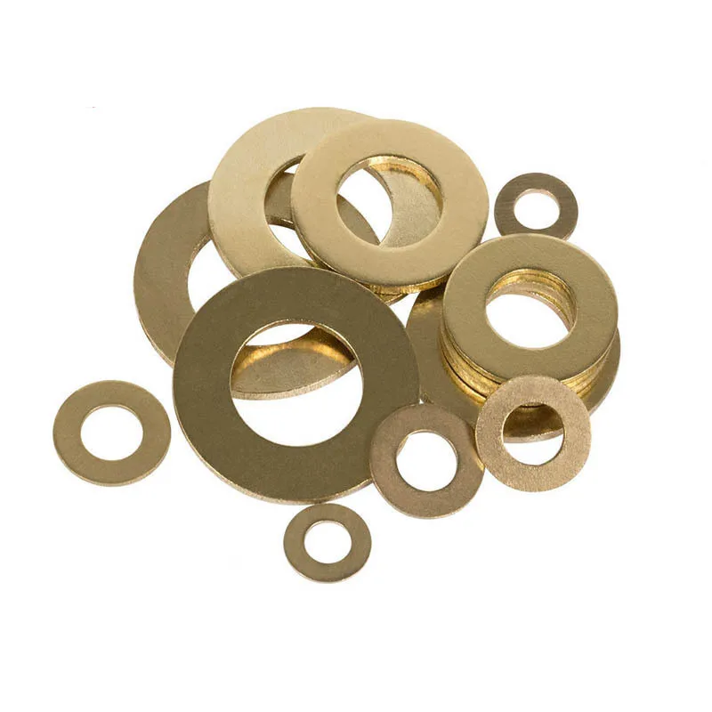 M2 M2.5 M3 M4 M5 M6 M8~M20 Brass Flat Washer Metric General Purpose Plain Washers