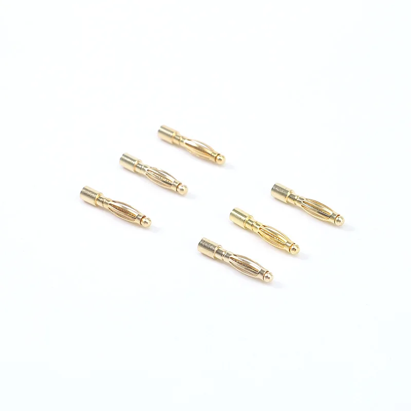 Banana plug opening screw gold-plated plug for audio jack connector speaker stereo banana power jack