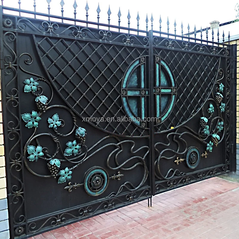 Driveway Gate Gate Grill Automatic Iron Wrought Iron Simple Designs Indian Minimalist Swing School Graphic Design 5 Years CN;FUJ