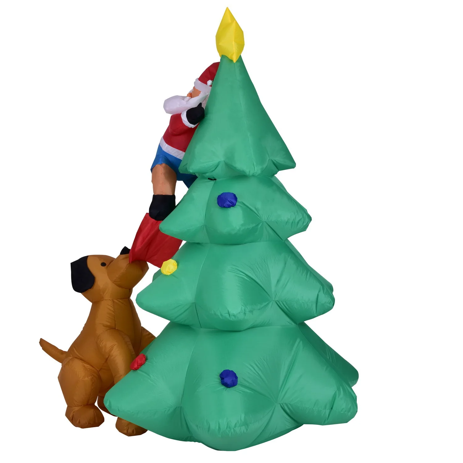Hot Sale 1.8m Led Inflatable Christmas Tree Christmas Decoration Toy Outdoor and Indoor