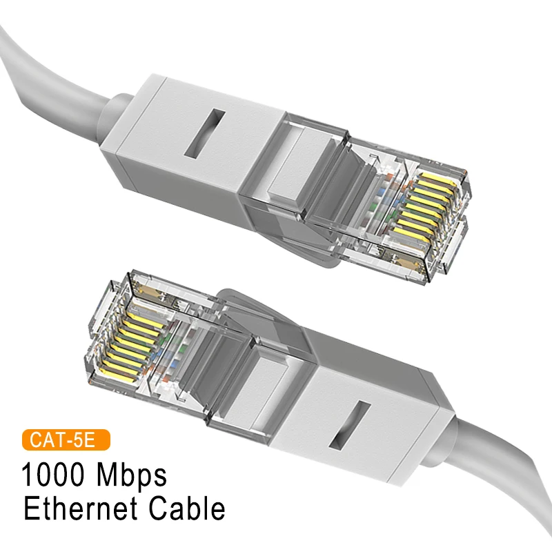 JMTO NOW RJ45 CAT 5E Ethernet Cable 26AWG Copper-Clad Internet data Cable for Modem Router Cable Ethernet