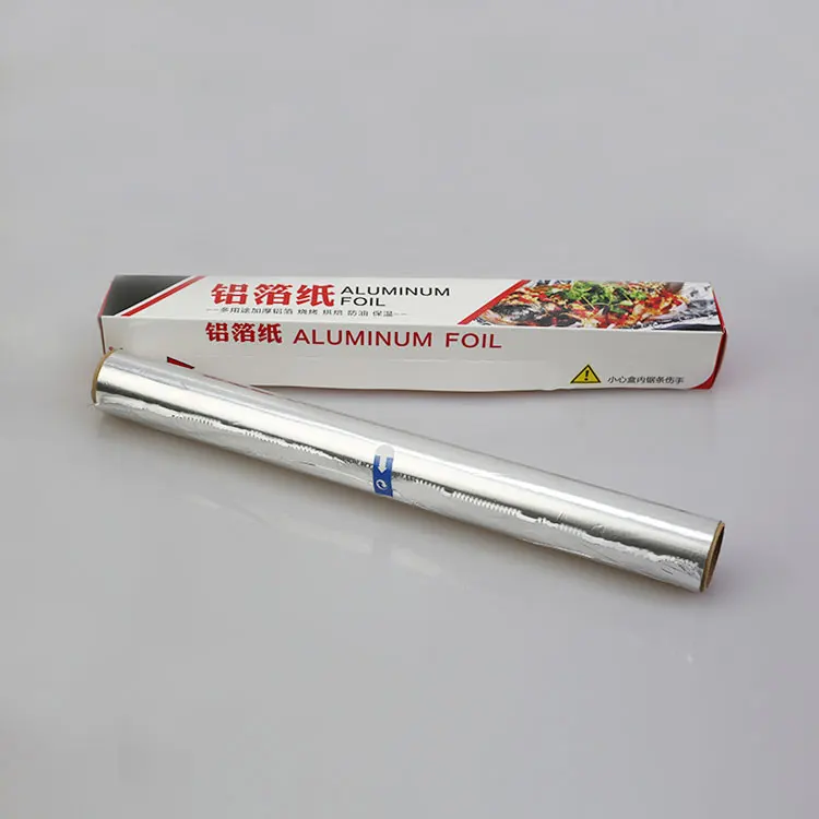 Wholesale Household Foil Aluminum Rolls 200ft Paper Food Aluminum Foil Rolls for Kitchen in China