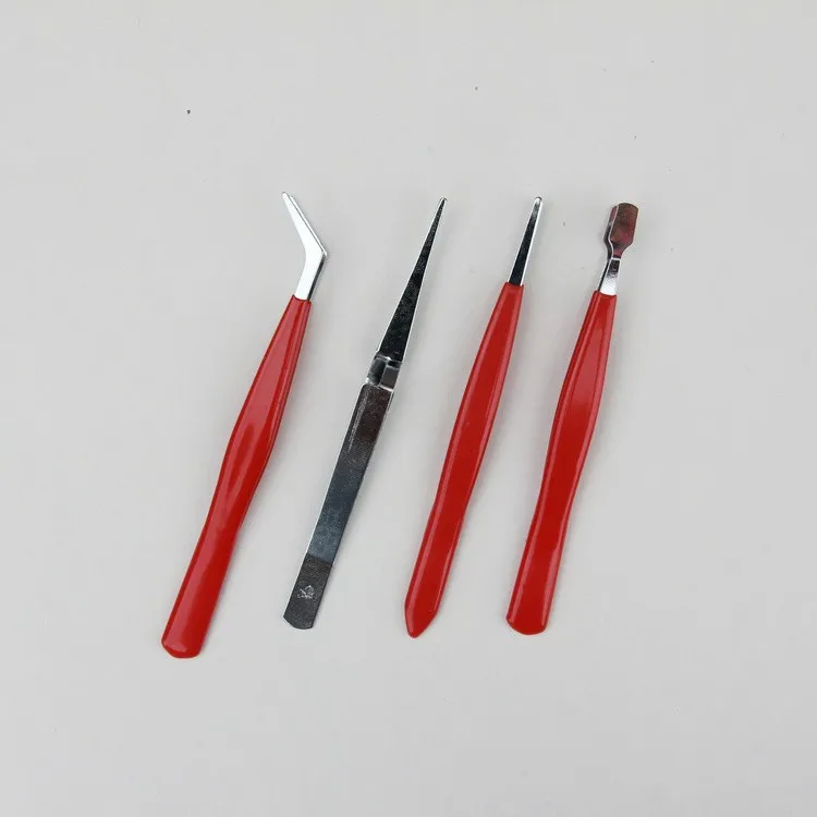 4 in 1 Rilong Eyelash Extension Tweezers With High Quality multi multi function