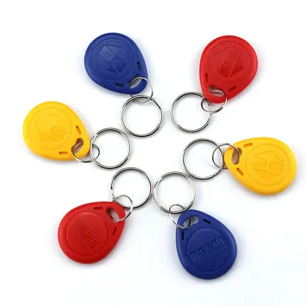 Writable temic 125KHz T5577 RFID Keyfobs Keychain card