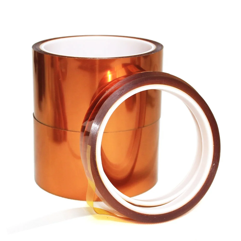 3- Polyimide Pi Film Double Sided Coated Silicone Glue Kaptons Self Adhesive Tape