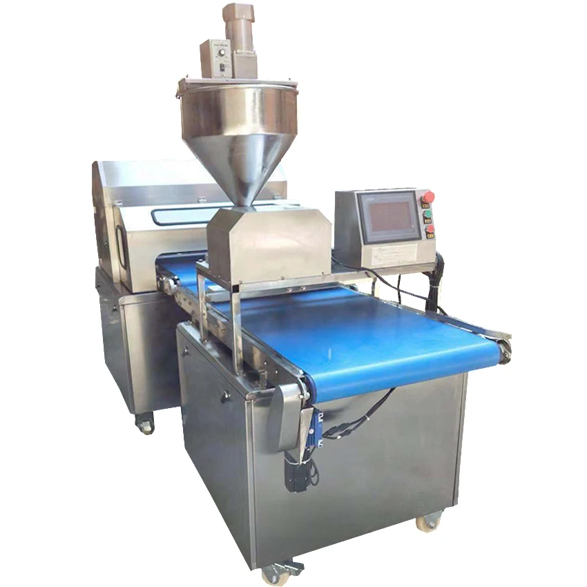 Industrial confectionary automatic swiss roll cake machinery for sponge
