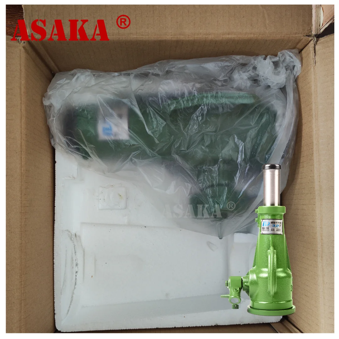 High Lift Construction Building Hand Tool Worm Gear 3.2 Ton Load Screw Jack