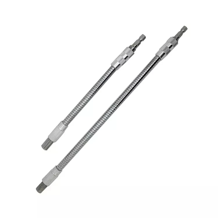 2pcs Quick Change Hex Shank Magnetic Flexible Shaft Drill Bit Extension Screwdriver Bit Holder