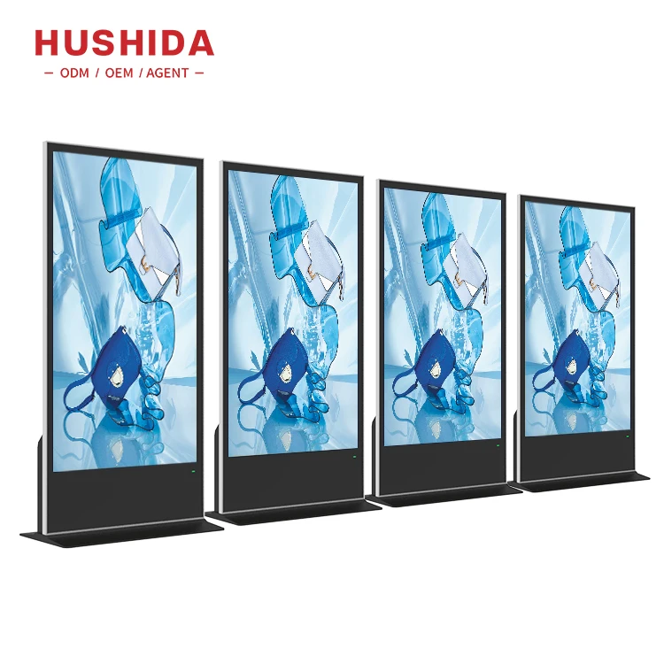 75 85 Inch Large Panel Usb Wifi Android Advertising Screen And Display Lcd Floor Standing Digital Signage