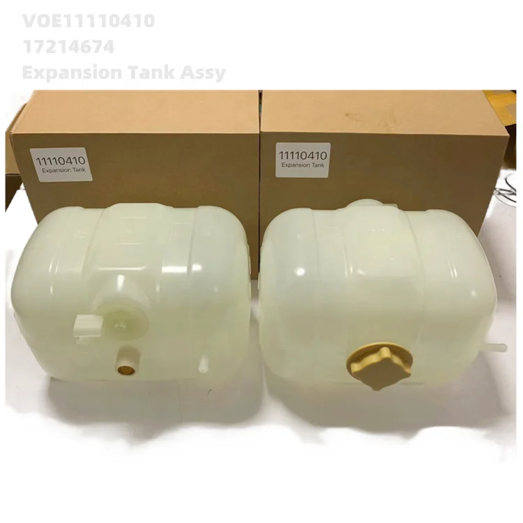 Water Tank Assy VOE11110410 17214674 For EC210 EC240 EC290 Expansion Tank Assy High quality engine coolant radiator tank