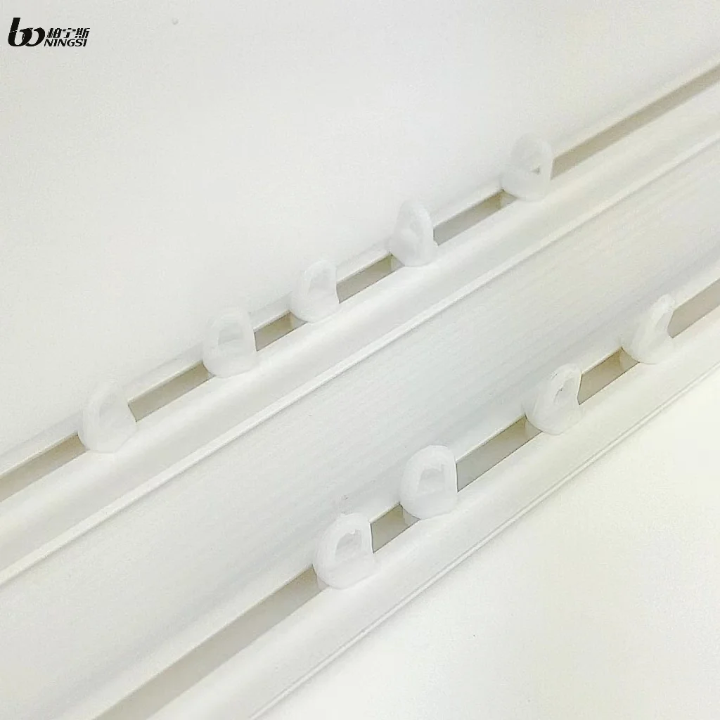 Simple modern Plastic Double Tracks for Curtains for Contemporary Life with Curtain Poles Tracks & Accessories