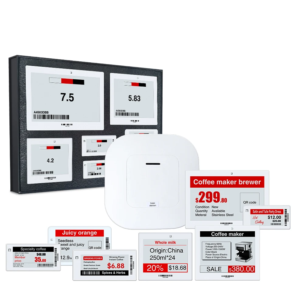 Демонстрационный набор ESL электронная этикетка для супермаркета электронные этикетки умное решение