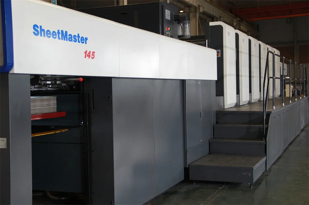 1450mm format  Multicolor printing press  XJ145-6 6 color offset printing machine