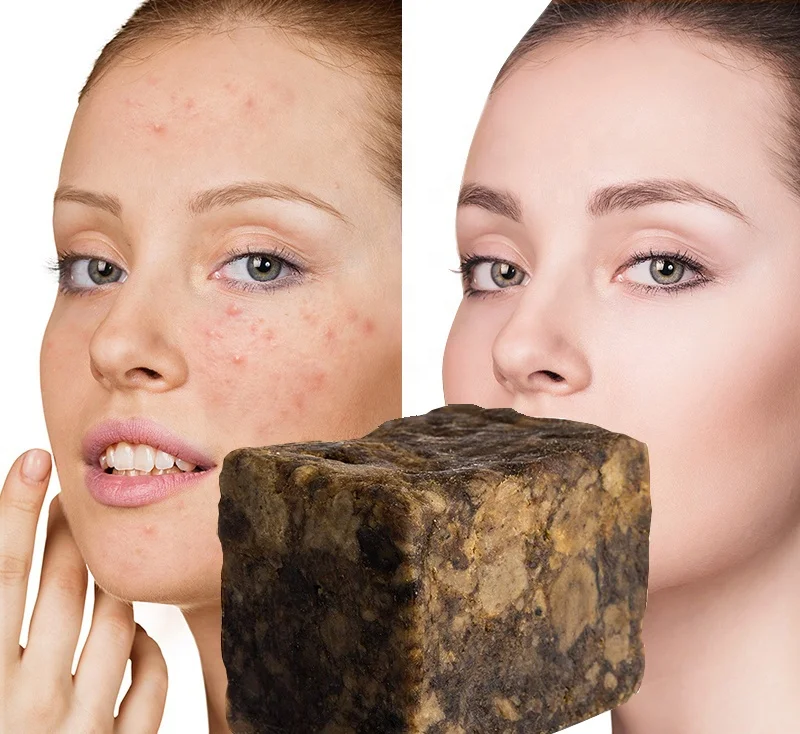 Private Label OEM Morocan Soap New Organic Handmade Shea Moisture Raw Toilet African Black Bath Soap For Hair Face Body Wash