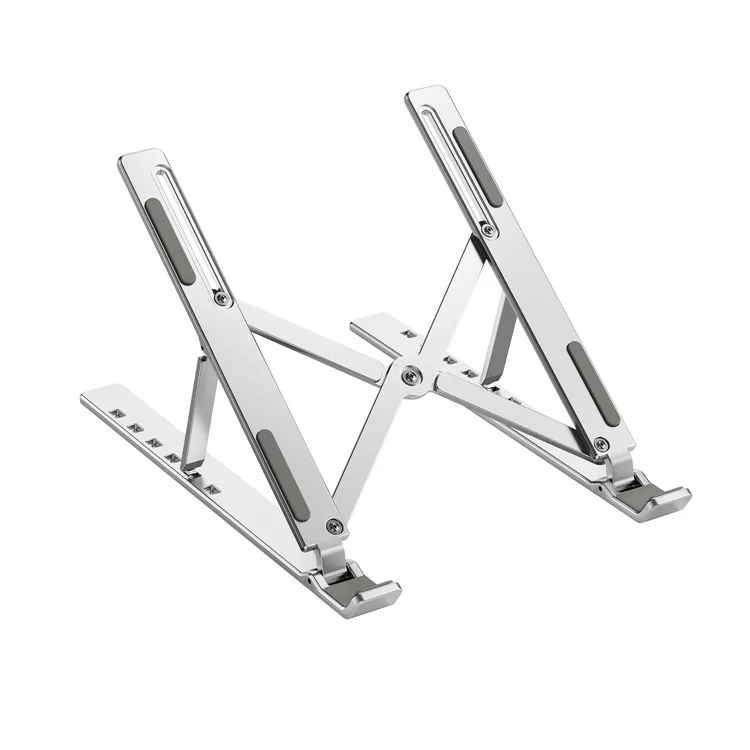 Portable flexible foldable abs notebook laptop stand adjustable heigh folding laptop stand creative abs of plastic