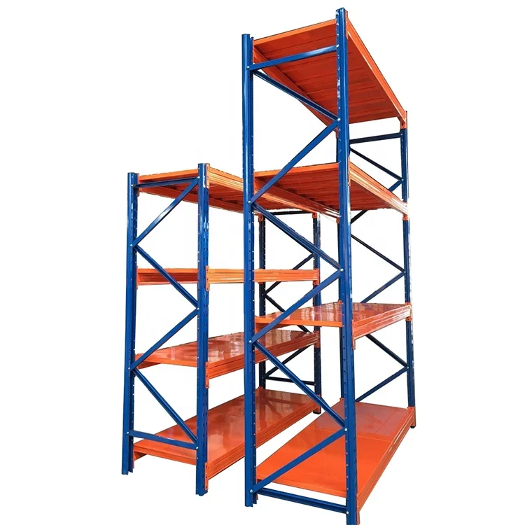 Size Customized Powder Coating Warehouse Steel Heavy Duty Shelves For Sale
