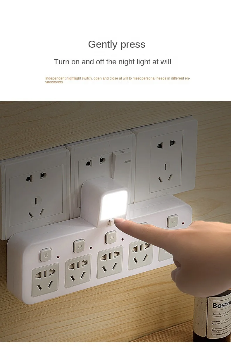 Extension Socket Outlet With Led Light One drag multi plug socket switch Three-port USB patch panel