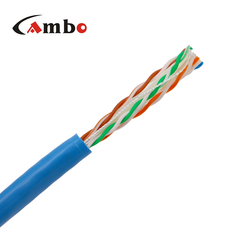 Китайский поставщик Ethernet-кабель Cat 6 UTP 23awg CCA CCAE неизолированный медный сетевой кабель 1G Cat6 305
