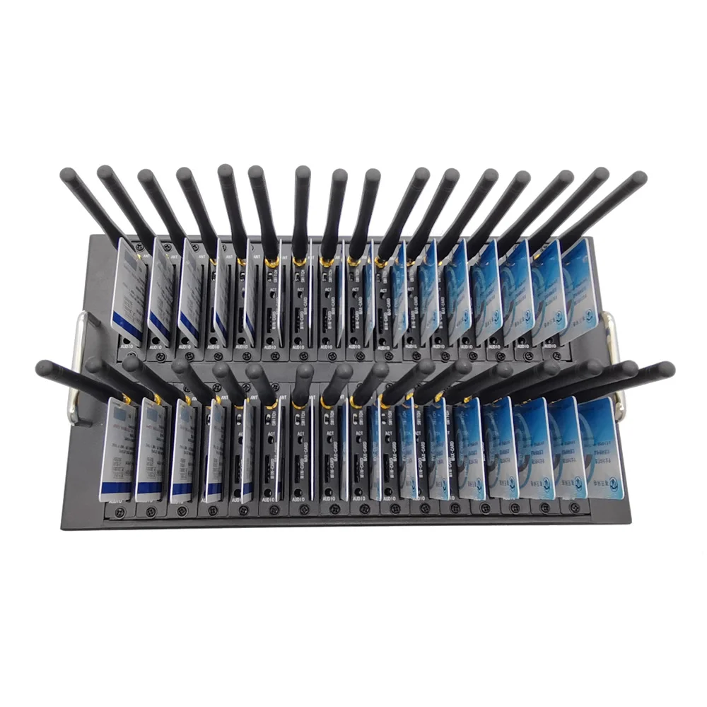 Port Sms 32 Port GSM Modem 4g STK Changeable IMEI Bulk Sms Gsm Modem For Bulk SMS/MMS