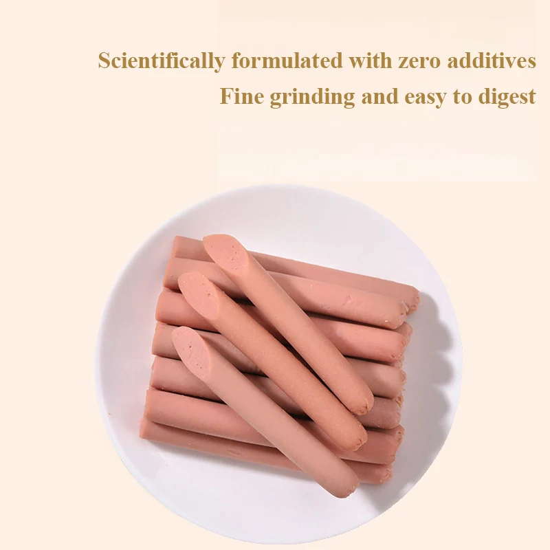 Factory manufacturer direct wholesale of high-quality bulk safe pet snacks ham sausage prt ham