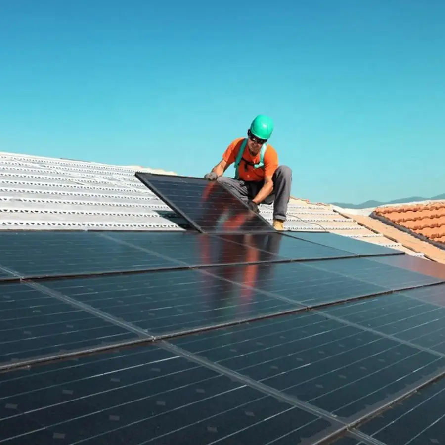 Полный гибридная электро сетки панели солнечных батарей Комплект 5kw 10kw 15kw ценовую стоимость мощность солнечной энергии системы для домашнего