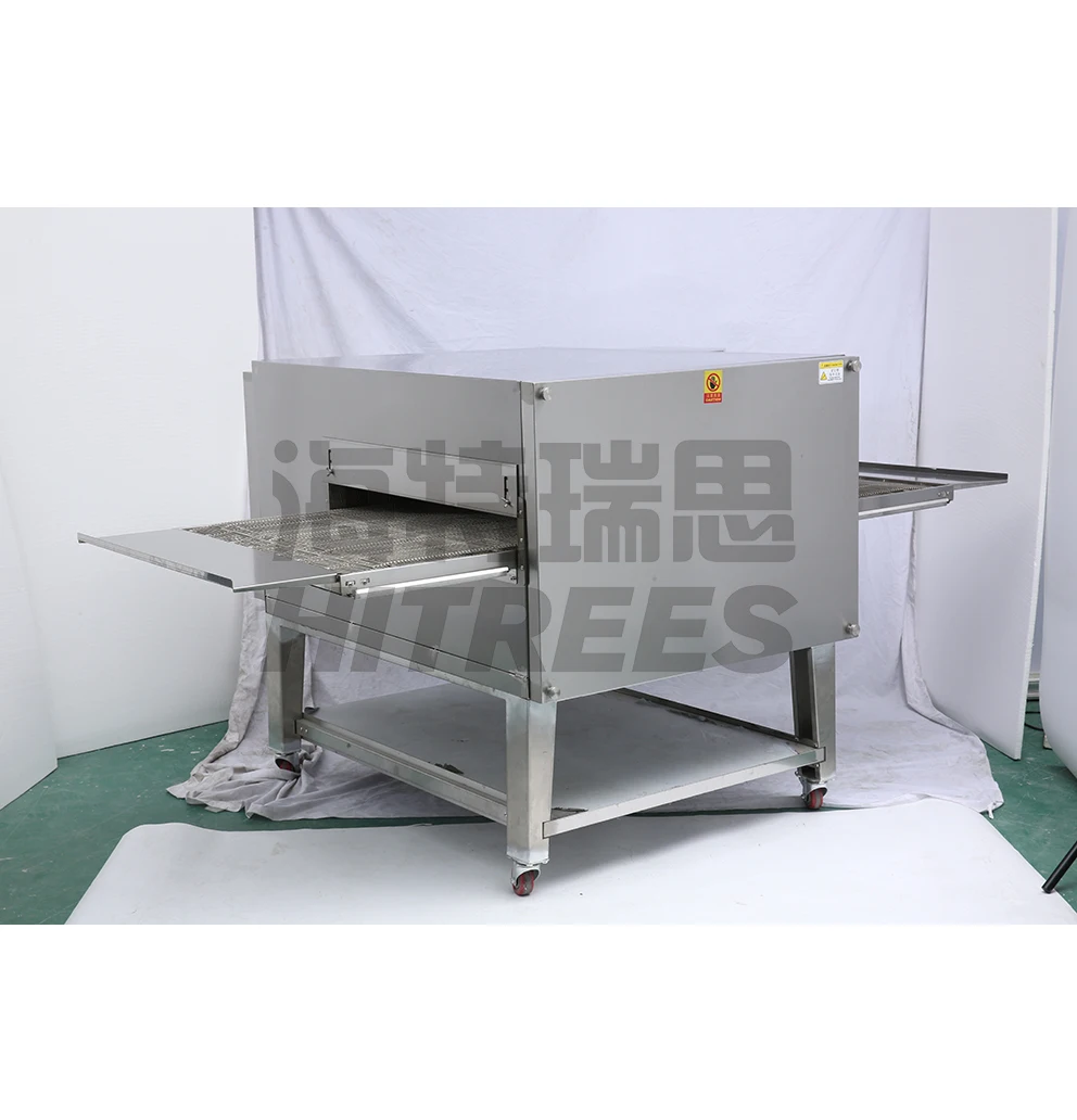Industrial Electric Convection Conveyor Pizza Oven with Circulating Hot Air for Pizza