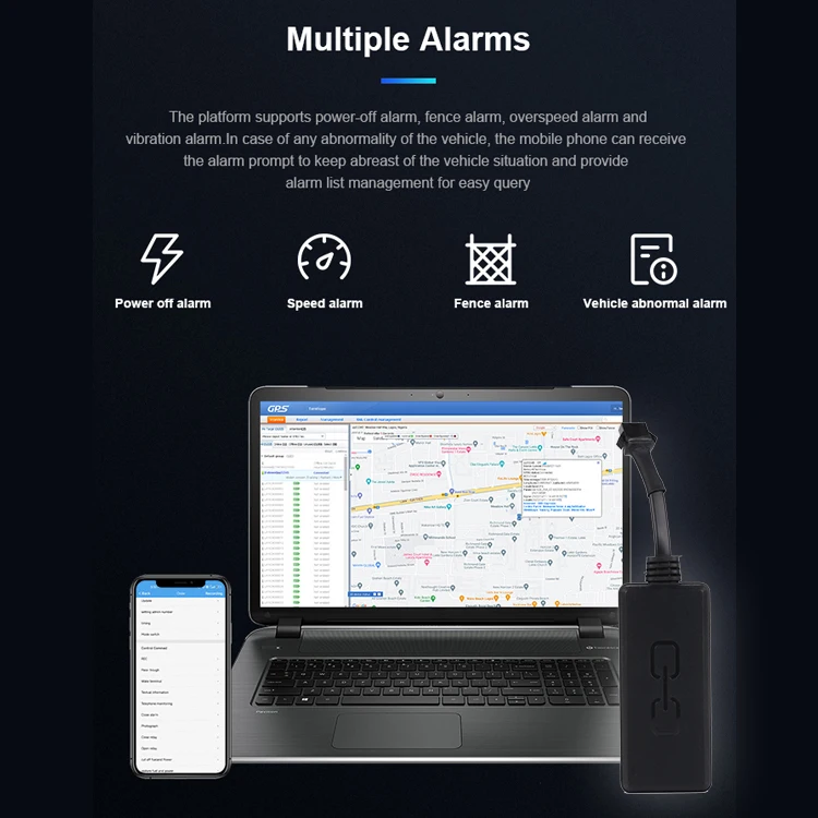 4G Car GPS Tracker Wide Voltage 90V Electric Car Locator Motorcycle GPS Tracker  Global Use