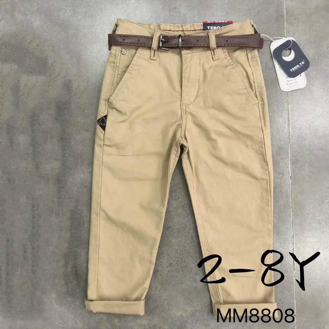 Брюки хаки для мальчиков и школьников детские повседневные штаны на весну осень