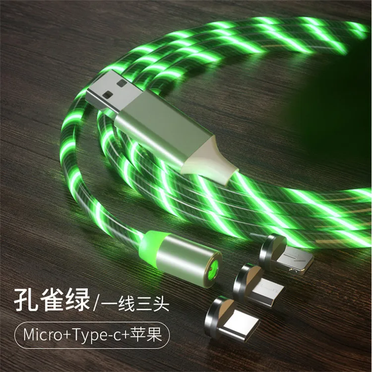  Кабель для передачи данных мобильного телефона 3 в 1 usb a зарядный кабель micro android type c быстрая Магнитная Зарядка 2 0