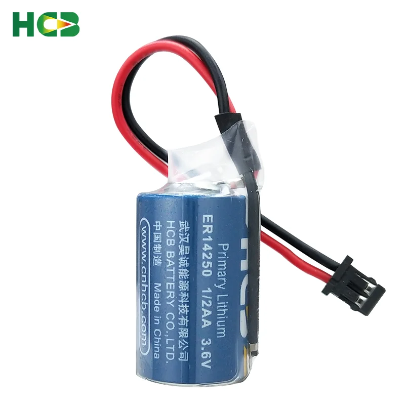 HCB ER14250  3.6V Lithium Battery Add Connector ETC And Machine Tools PLC CNC machine tools LS14250