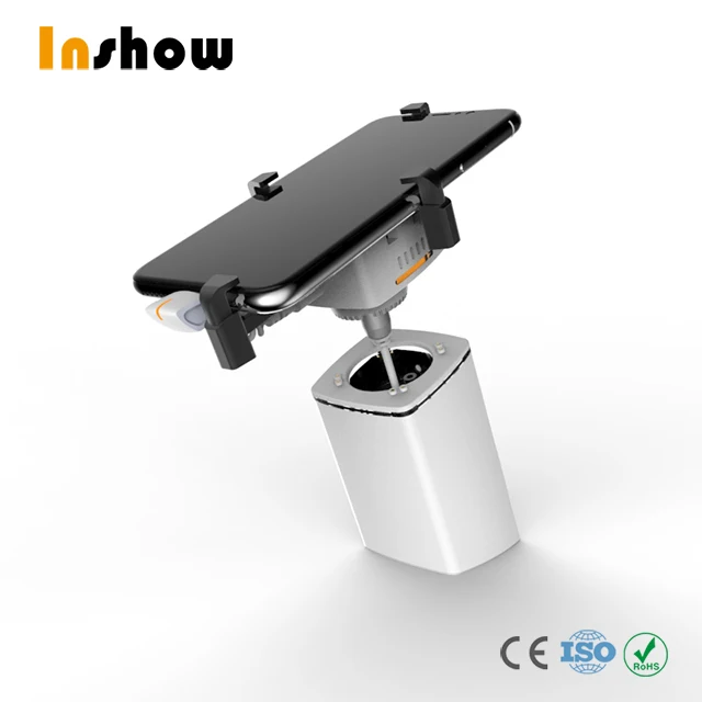 INSHOW Universal mobile phone charge base  with light anti theft holder smartphone