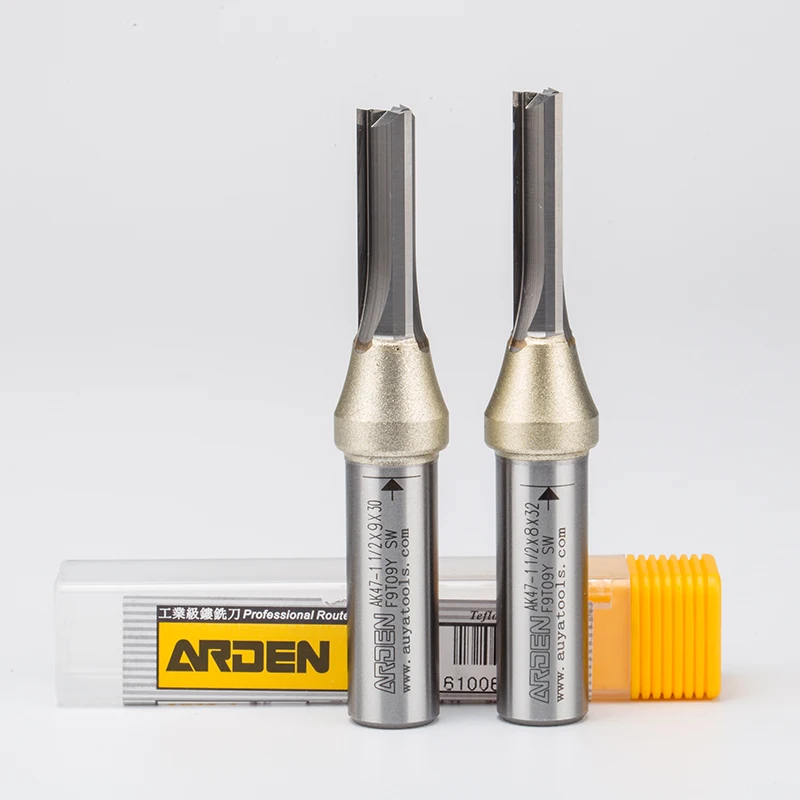 Рабочие инструменты Arden 3 флейты TCT прямые фрезы 1/2 хвостовика Фрезы для 61006208 по дереву