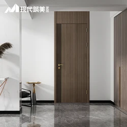 Commercial houses hotels office sound proof melamine wpc pvc mdf wooden interior doors