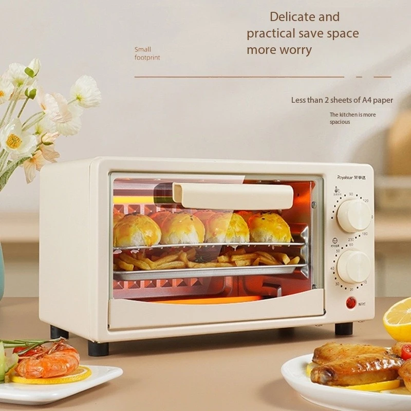 Multifunctional 12L/15L/25L Electric Pizza Oven Double-Layer Small Household Baking Oven