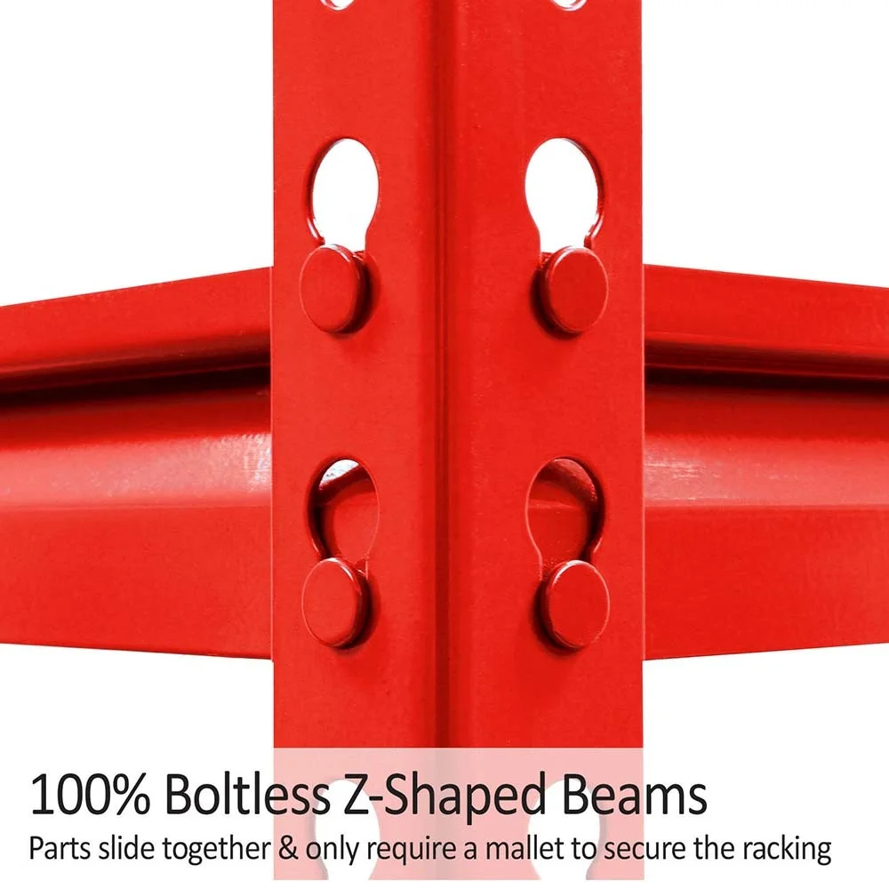 Shelving Unit Nice Luxury Storage Rack Shelves Heavy Duty 5 Tier Steel for Home Warehouse Rack Boltless / Rivet Shelving