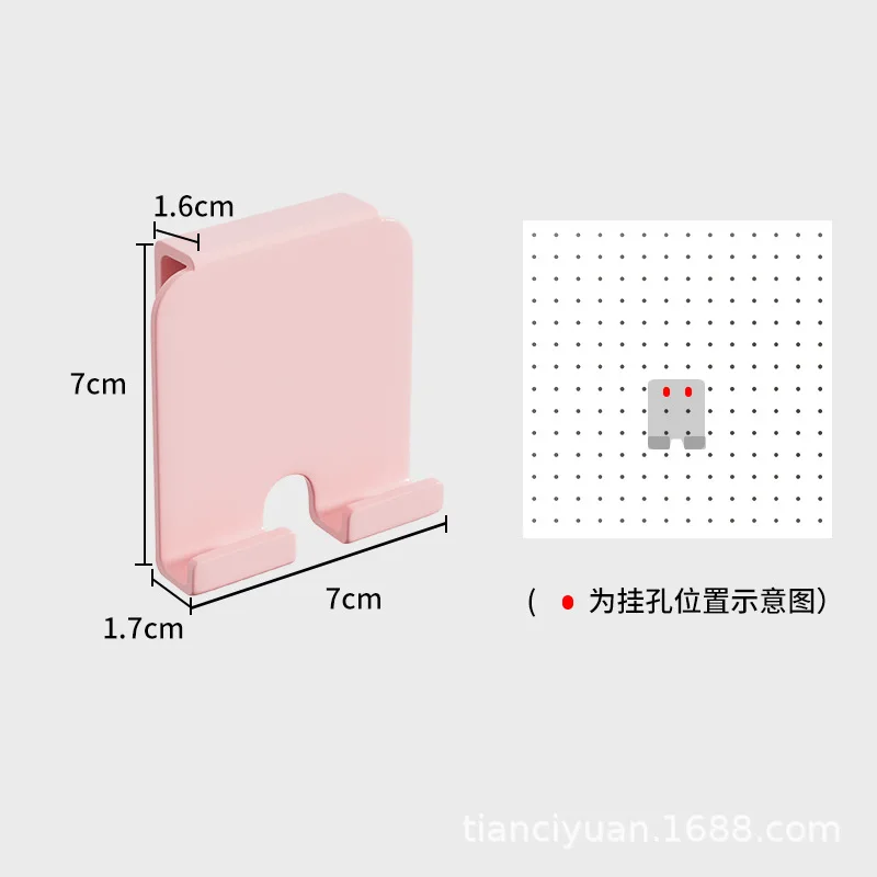 Various Tool Organization Tray Metal Desk Pegboard Phone Holder with Locks Steel Office Organizer Bins Assortment Table Storage