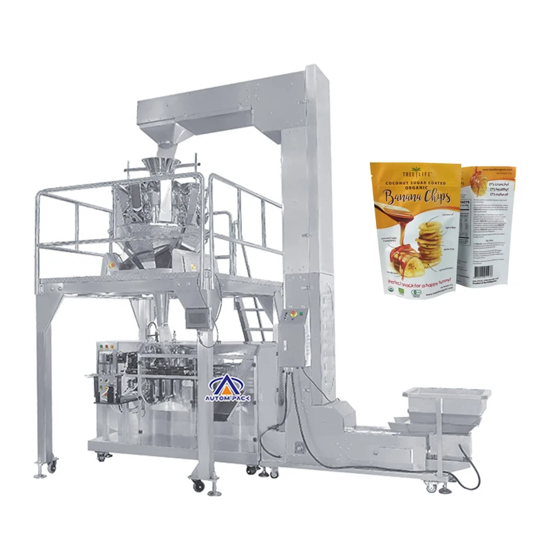 Global Market Beans Granule Premade Zipper Bag Doypack Packing Machine