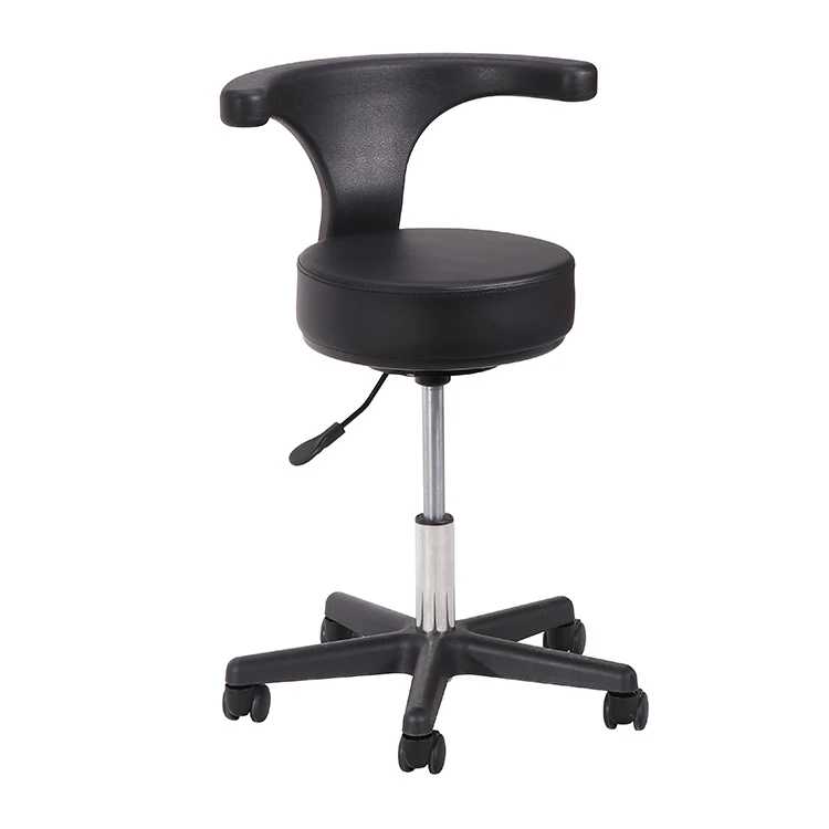 Mt MS02 Hydraulic Beauty Pneumatic Height Adjustable Bar Chair Swivel Rolling Massage Stool With