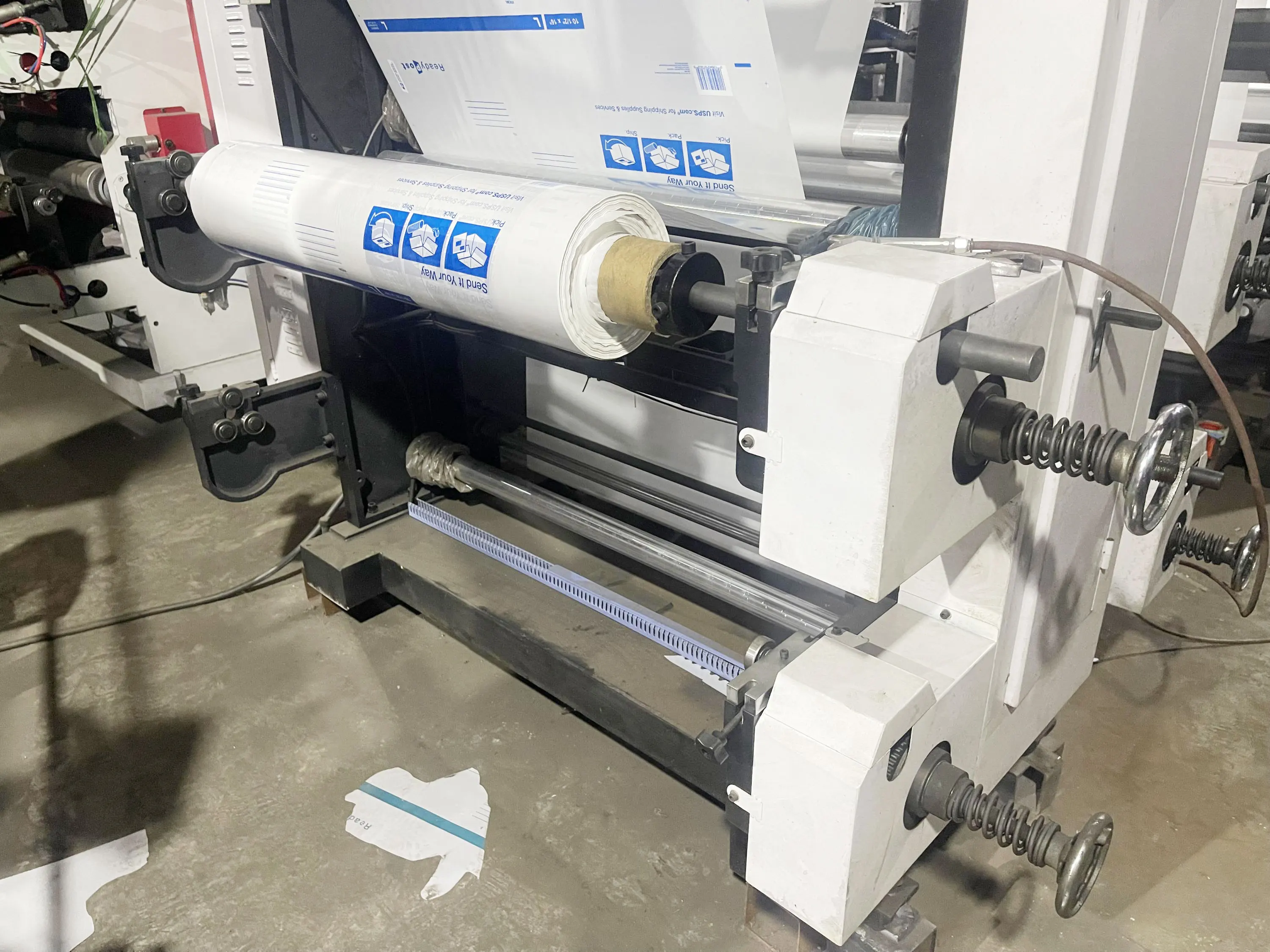 Factory Customized Pp Pe Flexo Printing Machine Express Package Logo Plastic Bag Flexographic Printer