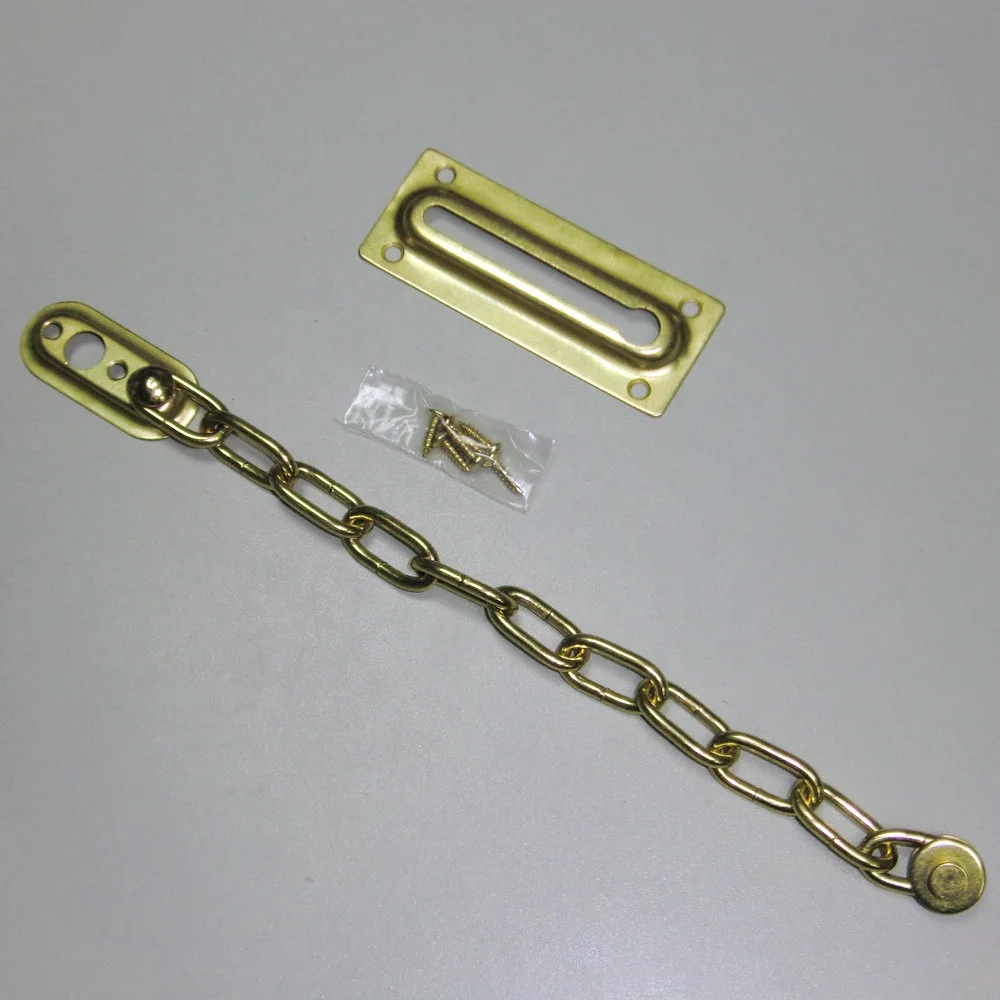 Made in China steel hotel security door chain with cheap price