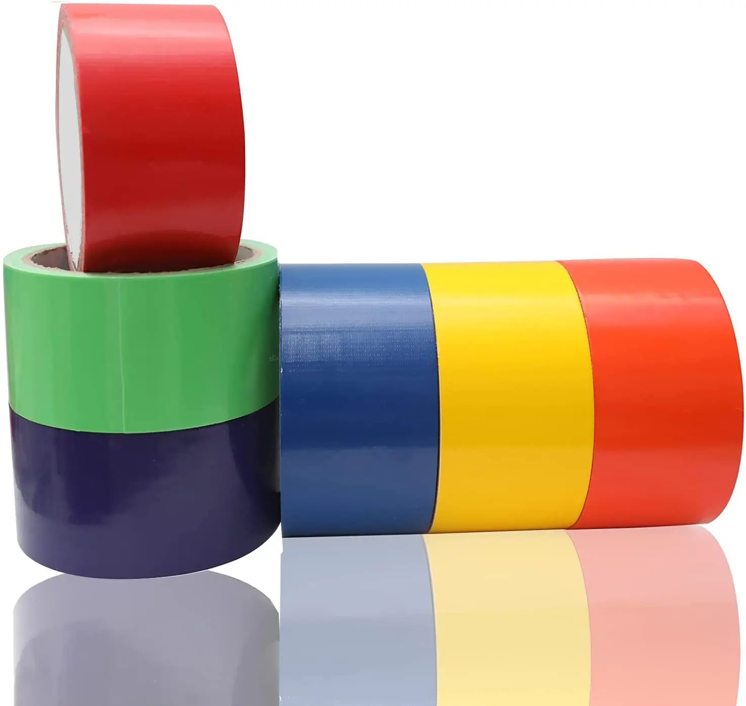 Heavy Duty Silver Cloth Duct Adhesive Tape Waterproof No Residue Book Binding Decorative Single-Sided Black Cloth Duct Tape